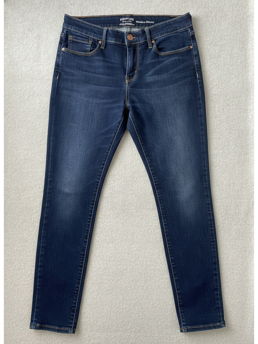 Levi's Signature Modern Skinny Jeans Navy Blue Women's Size 12M W31 L31